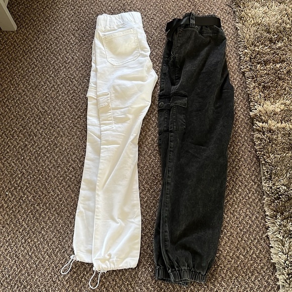 Set of 2 jogger track pant/jeans - Picture 2 of 3